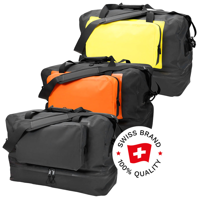 Bautasche | wasserdicht | PVC Tarpaulin 500D | mit Schuhfach | 68 x 48 x 30 cm | Bormio Spirit Magnus