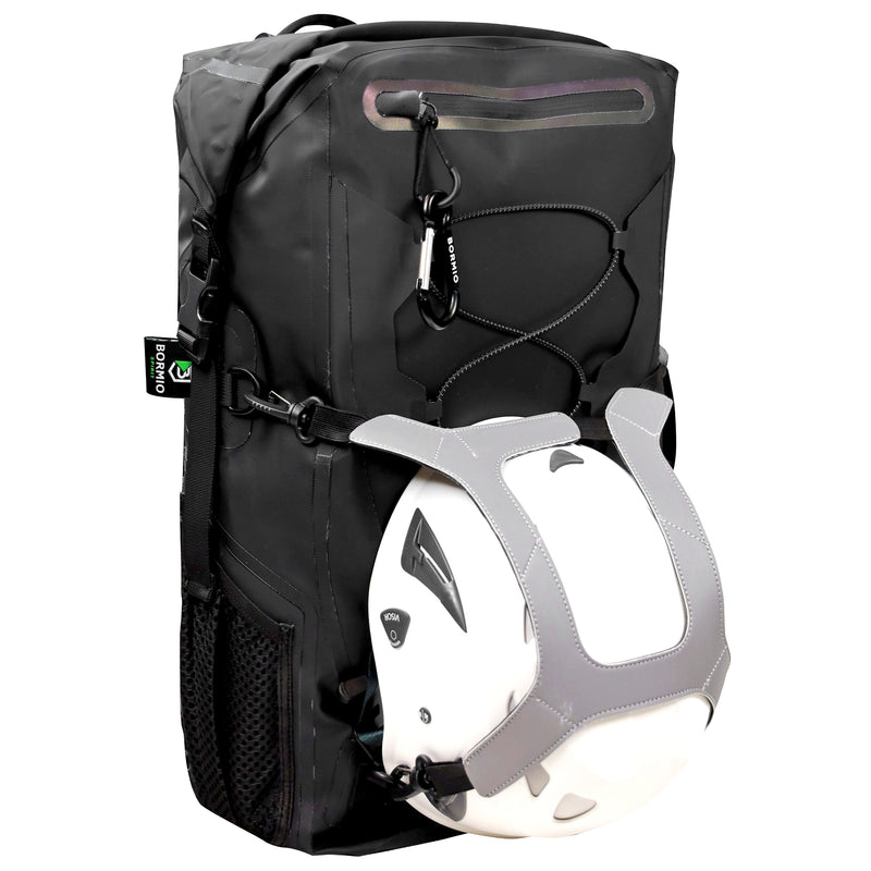 Baurucksack 35L | wasserdicht | PVC Tarpaulin 500D | Rolltop | mit Helmhalterung | Bormio Spirit Eskil