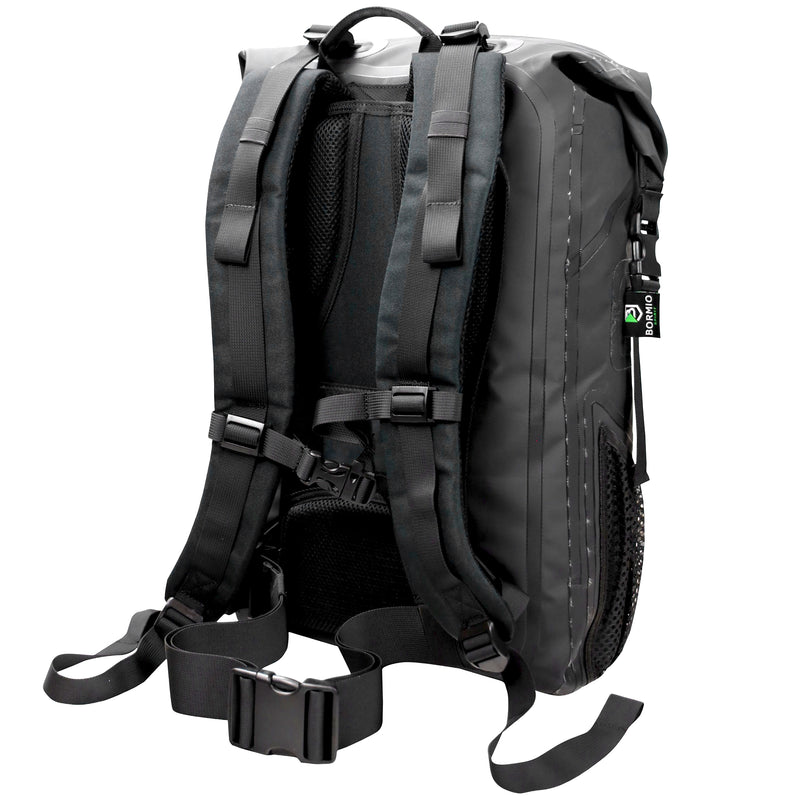 Baurucksack 35L | wasserdicht | PVC Tarpaulin 500D | Rolltop | mit Helmhalterung | Bormio Spirit Eskil