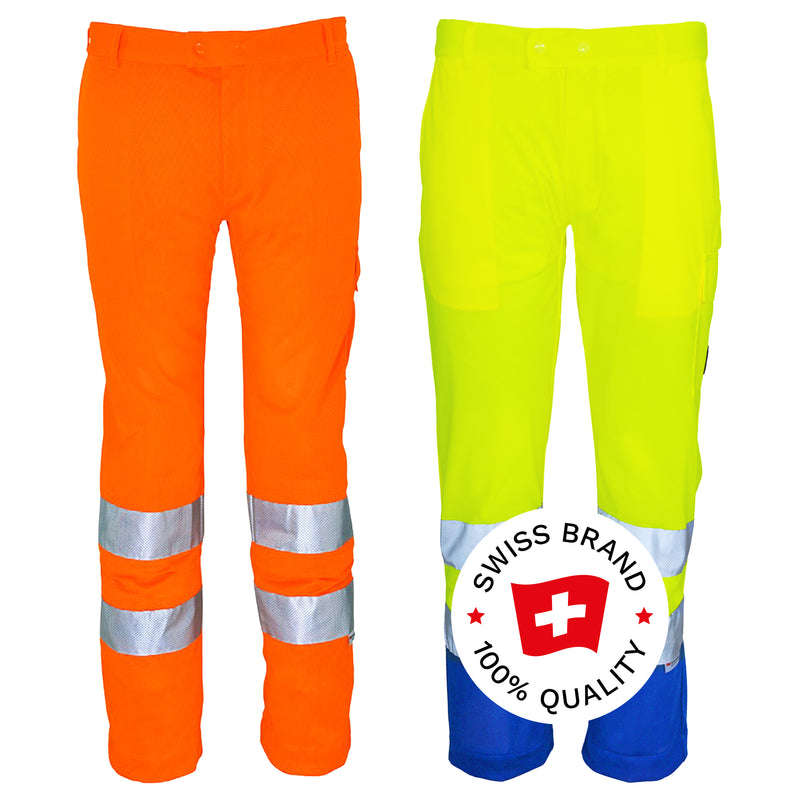 Warnschutz Hose | Klasse 2 | PE | luftdurchlässig & atmungsaktiv | 120 g/m² | Bormio Safety Dole