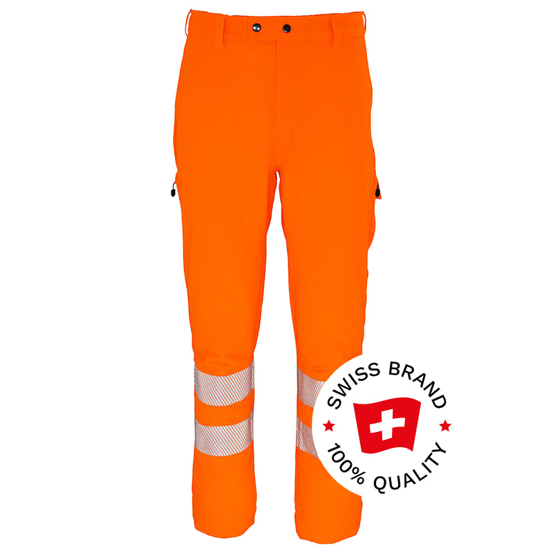 Warnschutz Bundhose | Klasse 2 | PE/Elastane | elastisch, dehnbar, extrem bequem & leicht | 208 g/m² | Bormio Safety Air 4 Comfort