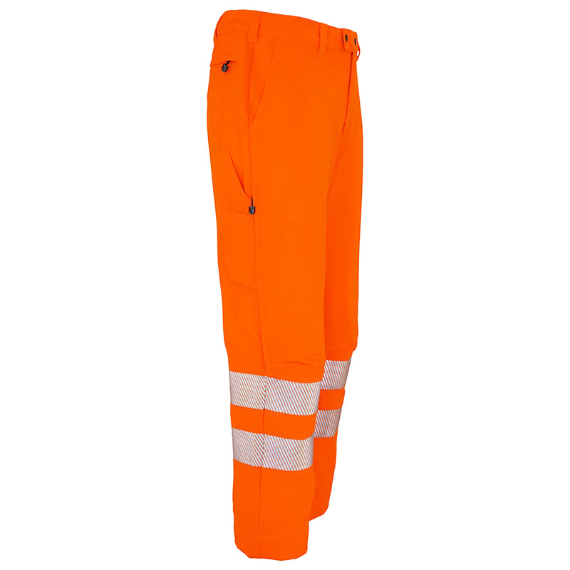 Warnschutz Bundhose | Klasse 2 | PE/Elastane | elastisch, dehnbar, extrem bequem & leicht | 208 g/m² | Bormio Safety Air 4 Comfort