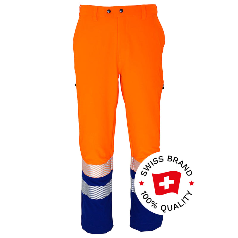 Warnschutz Bundhose | Klasse 2 | PE/Elastane | elastisch, dehnbar, extrem bequem & leicht | 208 g/m² | Bormio Safety Air 4 Comfort