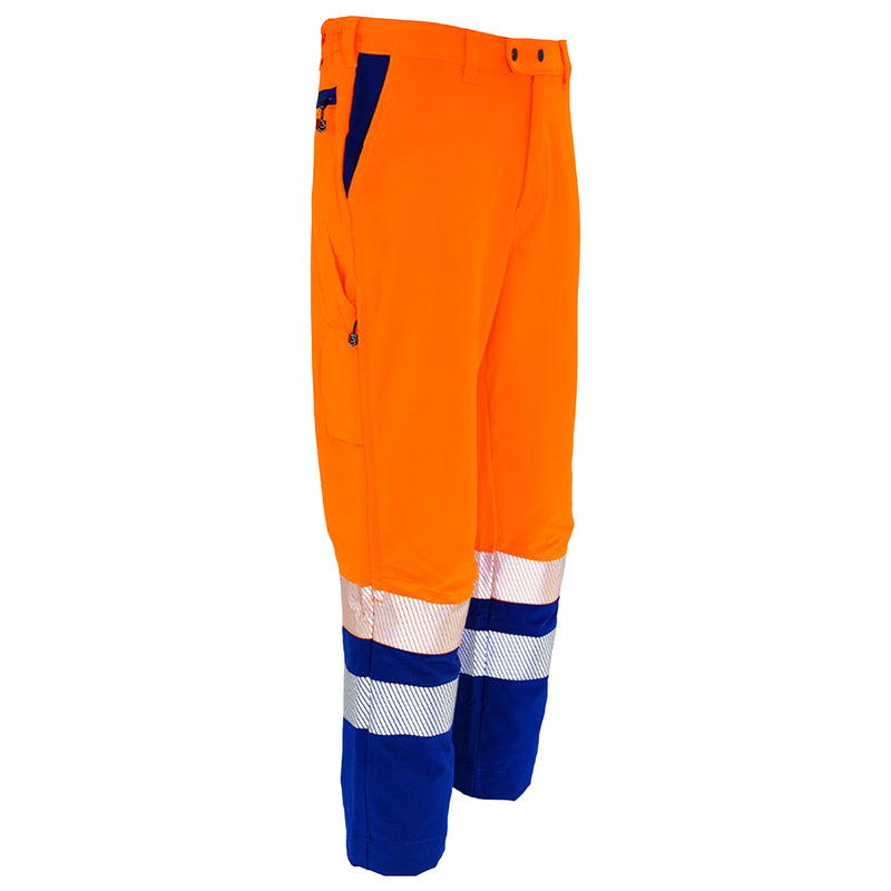 Warnschutz Bundhose | Klasse 2 | PE/Elastane | elastisch, dehnbar, extrem bequem & leicht | 208 g/m² | Bormio Safety Air 4 Comfort