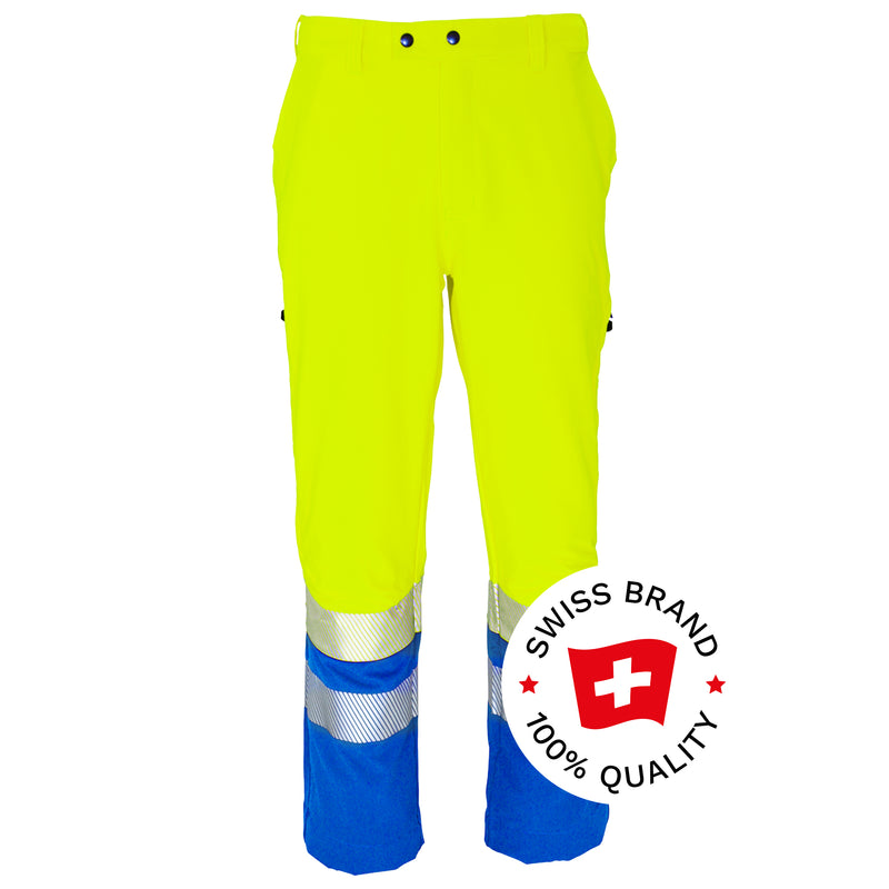 Warnschutz Bundhose | Klasse 2 | PE/Elastane | elastisch, dehnbar, extrem bequem & leicht | 208 g/m² | Bormio Safety Air 4 Comfort