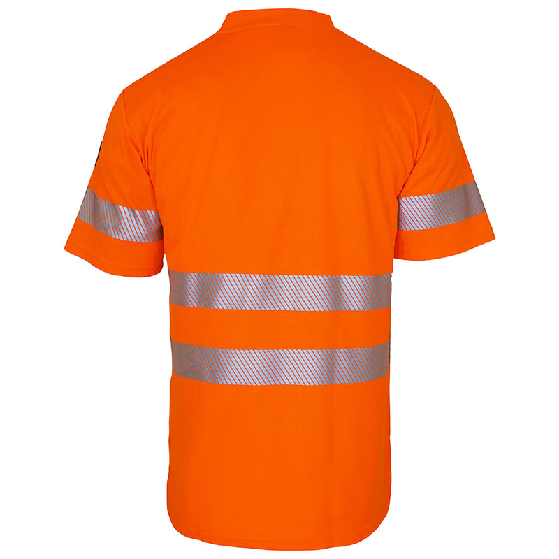 Warnschutz T-Shirt | Klasse 2 | UPF 80 | PE/Baumwolle | feinporig & geruchshemmend | 180 g/m² | Bormio Safety Säntis