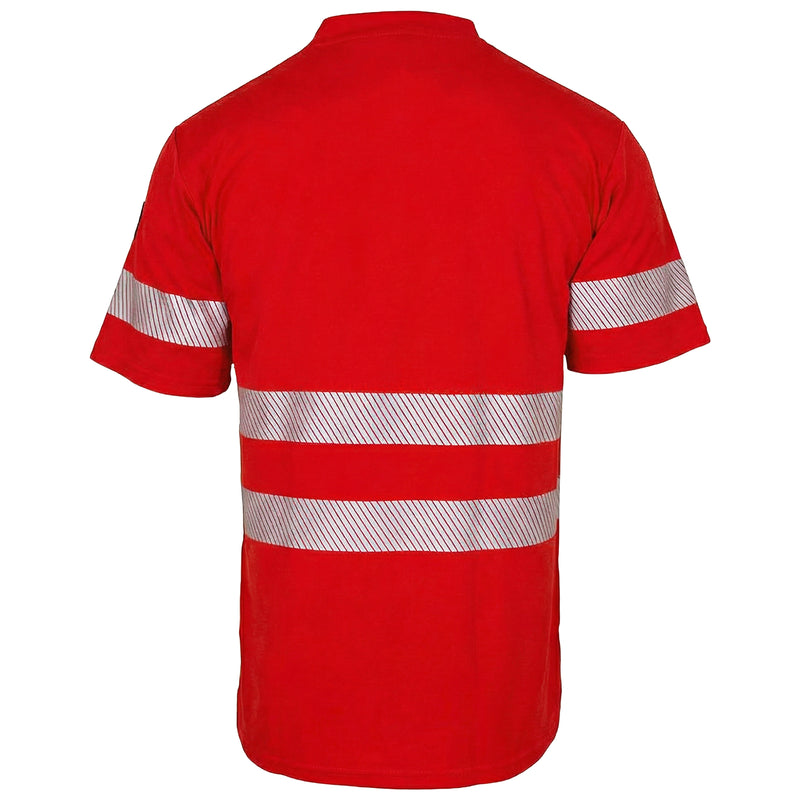 Warnschutz T-Shirt | Klasse 2 | UPF 80 | PE/Baumwolle | feinporig & geruchshemmend | 180 g/m² | Bormio Safety Säntis