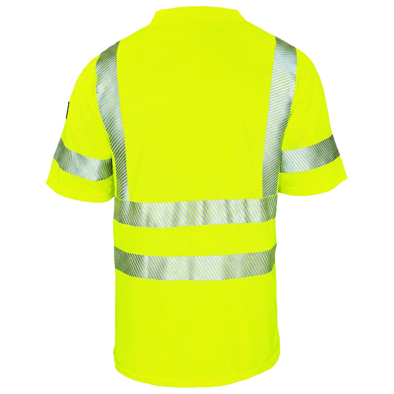 Warnschutz T-Shirt | Klasse 2 | UPF 80 | PE/Baumwolle | feinporig & geruchshemmend | 180 g/m² | Bormio Safety Säntis