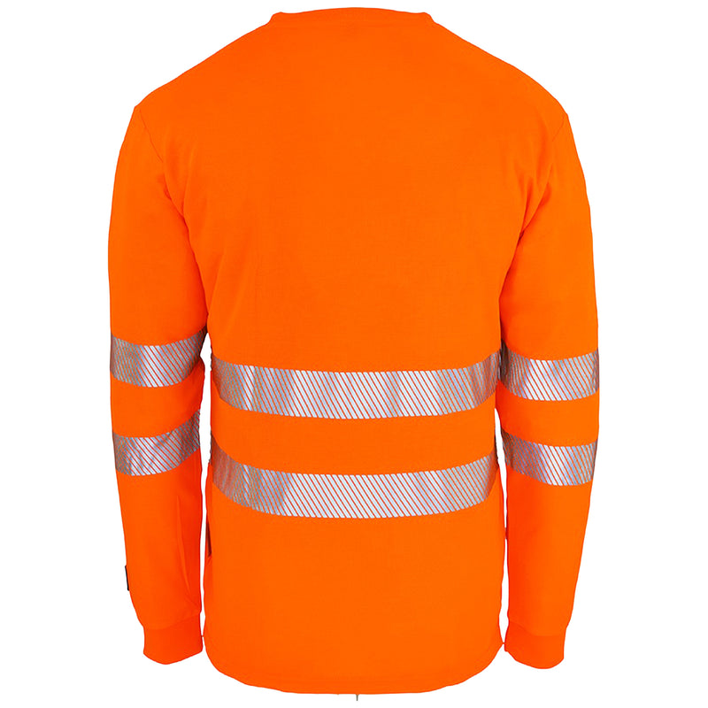 Warnschutz Langarmshirt | Klasse 2 | UPF 80 | PE/Baumwolle | feinporig & geruchshemmend | 180 g/m² | Bormio Safety Pilatus