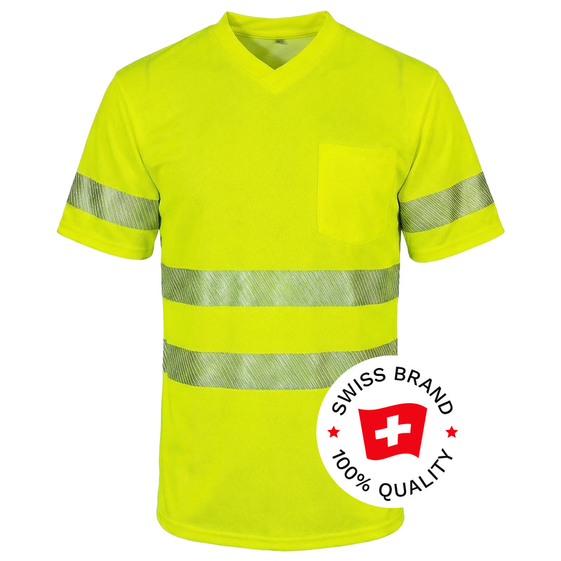Warnschutz T-Shirt | Klasse 2 | PE/Bambus | kühlend & geruchshemmend | 190 g/m² | Bormio Safety Eiger