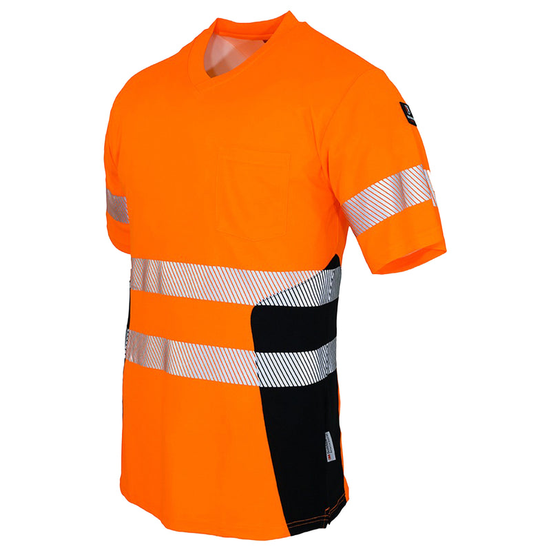 Warnschutz T-Shirt | Klasse 2 | PE/Bambus | kühlend & geruchshemmend | 190 g/m² | Bormio Safety Eiger