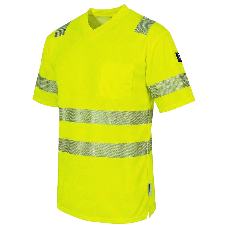 Warnschutz T-Shirt | Klasse 2 | PE/Bambus | kühlend & geruchshemmend | 190 g/m² | Bormio Safety Eiger
