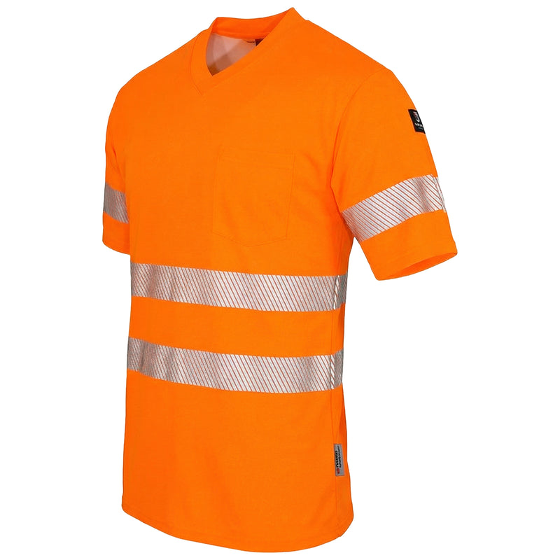 Warnschutz T-Shirt | Klasse 2 | PE/Bambus | kühlend & geruchshemmend | 190 g/m² | Bormio Safety Eiger