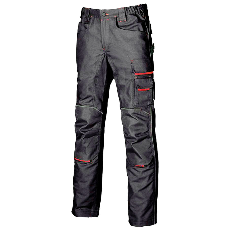 Arbeits-Bundhose | Twill-Polycotton | Cordura-Verstärkungen | Kniepolstertaschen | 300 g/m² | EN 340-1 | U-Power Free