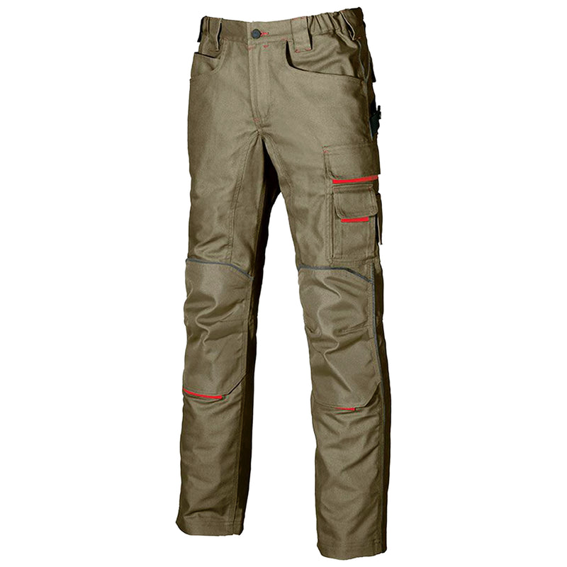 Arbeits-Bundhose | Twill-Polycotton | Cordura-Verstärkungen | Kniepolstertaschen | 300 g/m² | EN 340-1 | U-Power Free