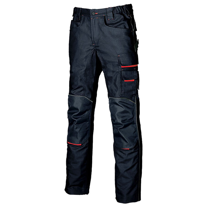 Arbeits-Bundhose | Twill-Polycotton | Cordura-Verstärkungen | Kniepolstertaschen | 300 g/m² | EN 340-1 | U-Power Free