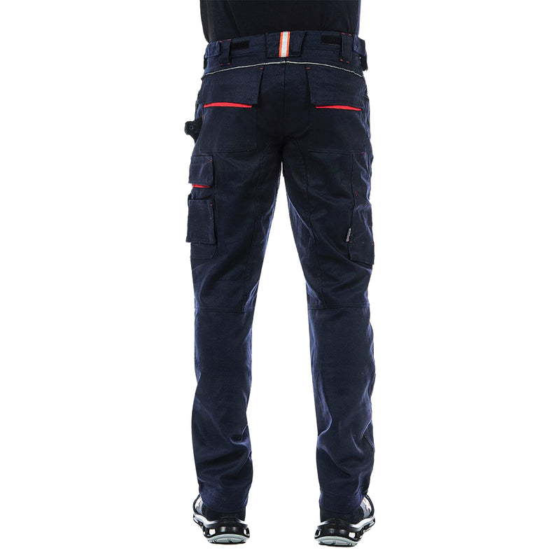 Arbeits-Bundhose | Twill-Polycotton | Cordura-Verstärkungen | Kniepolstertaschen | 300 g/m² | EN 340-1 | U-Power Free
