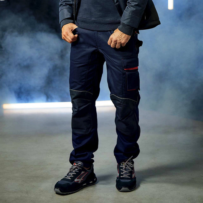 Arbeits-Bundhose | Twill-Polycotton | Cordura-Verstärkungen | Kniepolstertaschen | 300 g/m² | EN 340-1 | U-Power Free