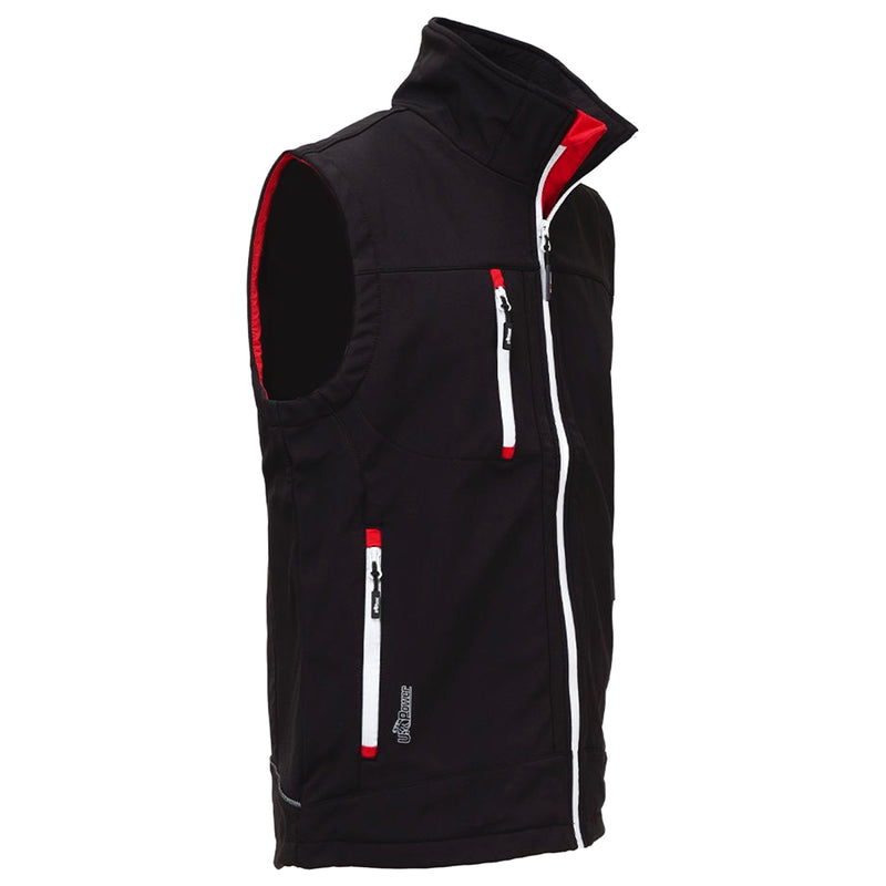 Softshellweste | Polyester/Elasthan | winddicht, wasserabweisend & atmungsaktiv | 320 g/m² | EN ISO 13688 | U-Power Climb