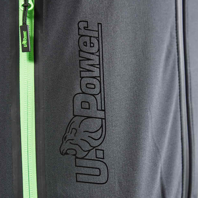 Hybridjacke | Polyester/Elasthan | winddicht, wasserabweisend & atmungsaktiv | 320 g/m² | mit Kapuze | EN ISO 13688 | U-Power Spock