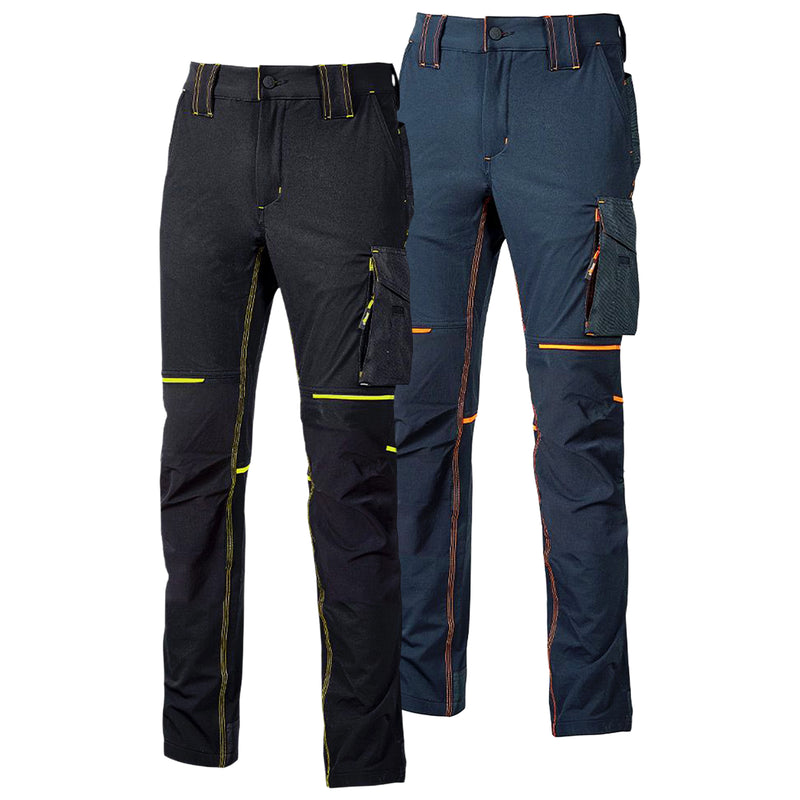 Arbeitshose | Nylon/Elasthan | 4-Wege-Stretch | wasserabweisend & atmungsaktiv | 140 g/m² | EN ISO 13688 | U-Power World