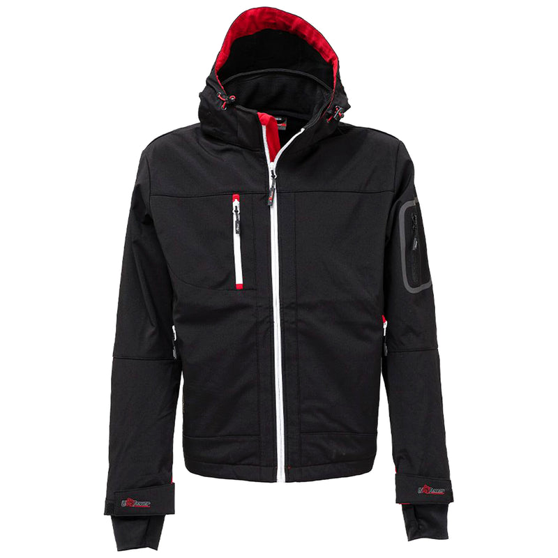 Softshelljacke | Polyester/Elasthan | winddicht, wasserabweisend & wärmend | 320 g/m² | mit Kapuze | U-Power Metropolis