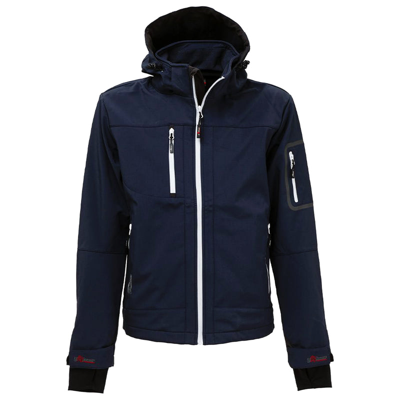 Softshelljacke | Polyester/Elasthan | winddicht, wasserabweisend & wärmend | 320 g/m² | mit Kapuze | U-Power Metropolis