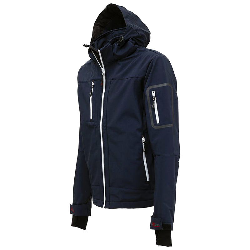 Softshelljacke | Polyester/Elasthan | winddicht, wasserabweisend & wärmend | 320 g/m² | mit Kapuze | U-Power Metropolis