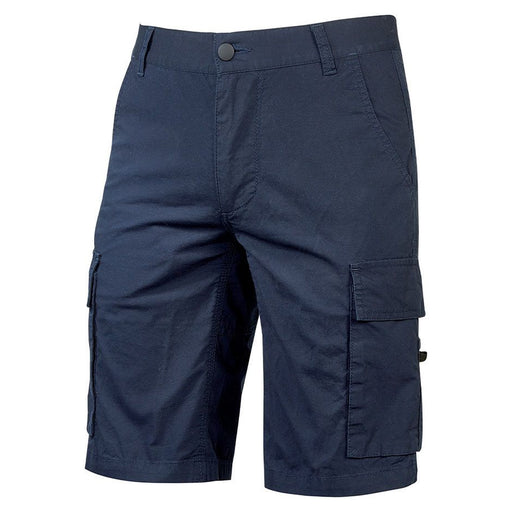 U-Power Summer Arbeitsshorts, Westlake Blue, Vorderansicht schräg