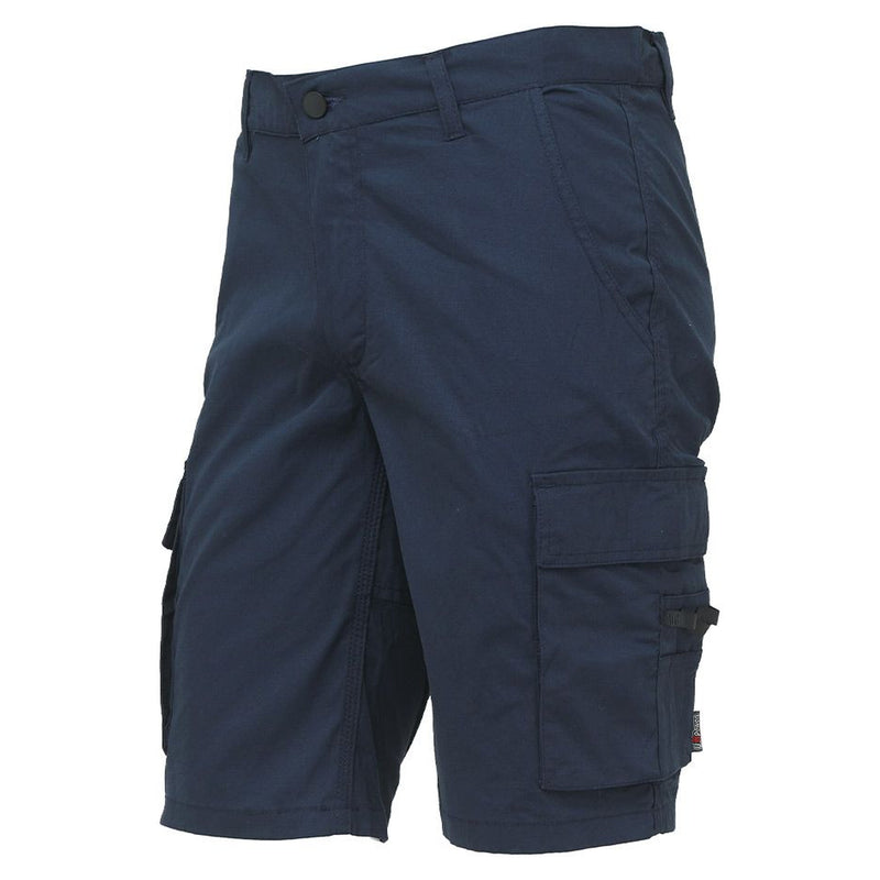 U-Power Summer Arbeitsshorts, Westlake Blue, Vorderseite mit Cargotasche
