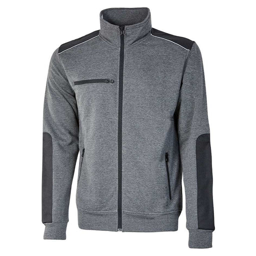 U-Power Snug Sweatjacke, Grey Meteorite, Vorderansicht