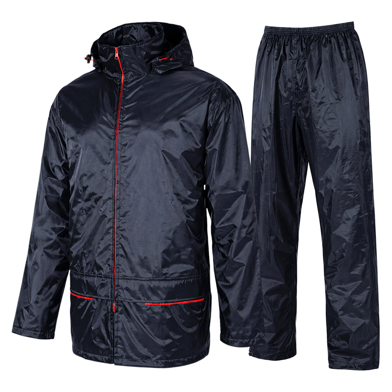 Regencombo-Set | Jacke & Hose | Polyester | komplett wasserdicht | verschweisste Nähte | mit Kapuze | EN 340-1 | U-Power Echo