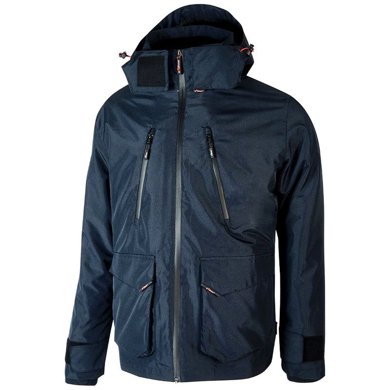 Regenparka | Polyester | wasserdicht, winddicht & atmungsaktiv | herausnehmbares Thermofutter | mit Kapuze | EN ISO 13688 | U-Power Forex