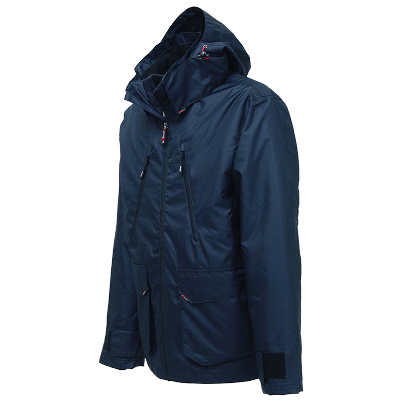 Regenparka | Polyester | wasserdicht, winddicht & atmungsaktiv | herausnehmbares Thermofutter | mit Kapuze | EN ISO 13688 | U-Power Forex