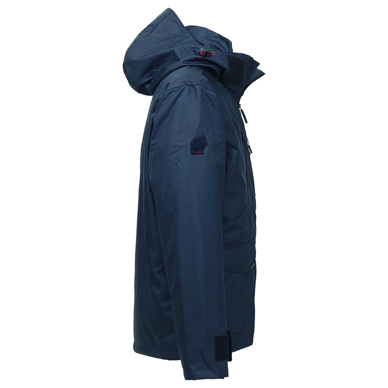 Regenparka | Polyester | wasserdicht, winddicht & atmungsaktiv | herausnehmbares Thermofutter | mit Kapuze | EN ISO 13688 | U-Power Forex