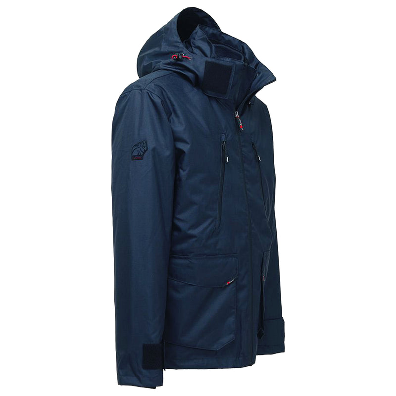 Regenparka | Polyester | wasserdicht, winddicht & atmungsaktiv | herausnehmbares Thermofutter | mit Kapuze | EN ISO 13688 | U-Power Forex