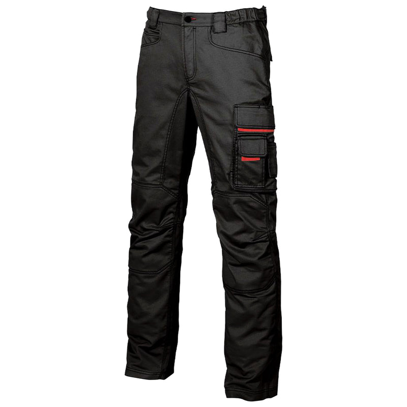 Arbeitshose | Baumwolle/Polyester | Twill-Polycotton | Knieverstärkung | 245 g/m² | EN ISO 13688 | U-Power Smile