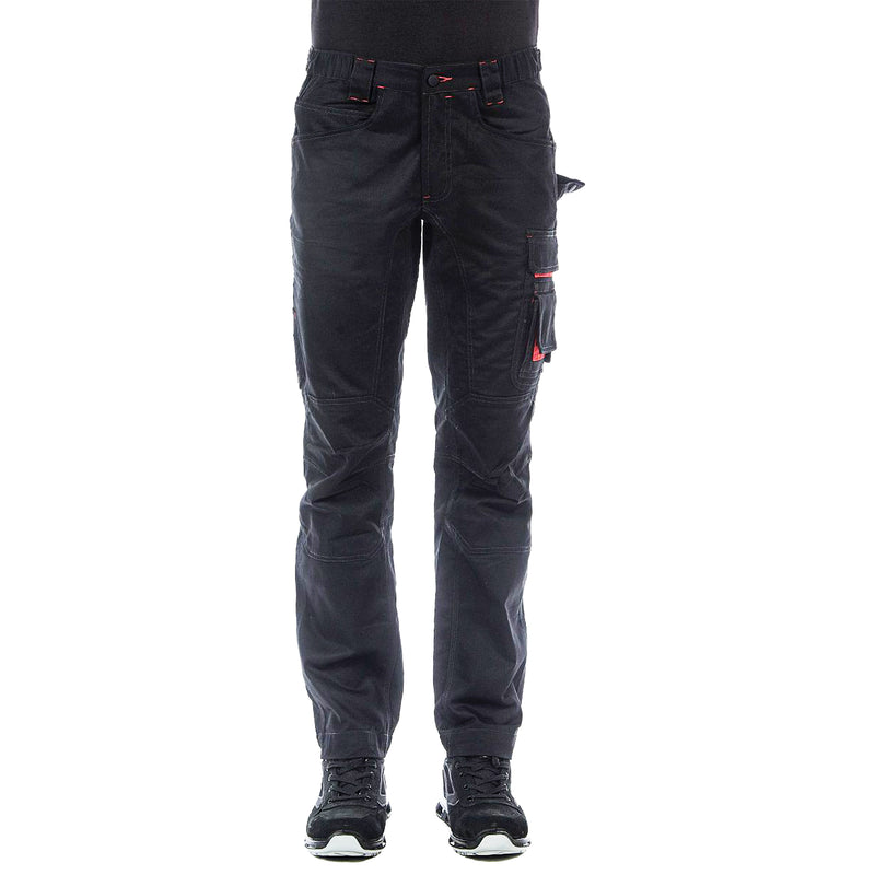 Arbeitshose | Baumwolle/Polyester | Twill-Polycotton | Knieverstärkung | 245 g/m² | EN ISO 13688 | U-Power Smile