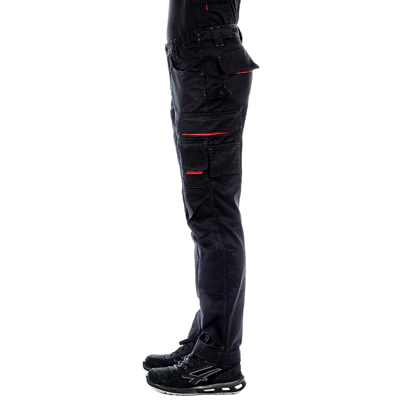 Arbeitshose | Baumwolle/Polyester | Twill-Polycotton | Knieverstärkung | 245 g/m² | EN ISO 13688 | U-Power Smile