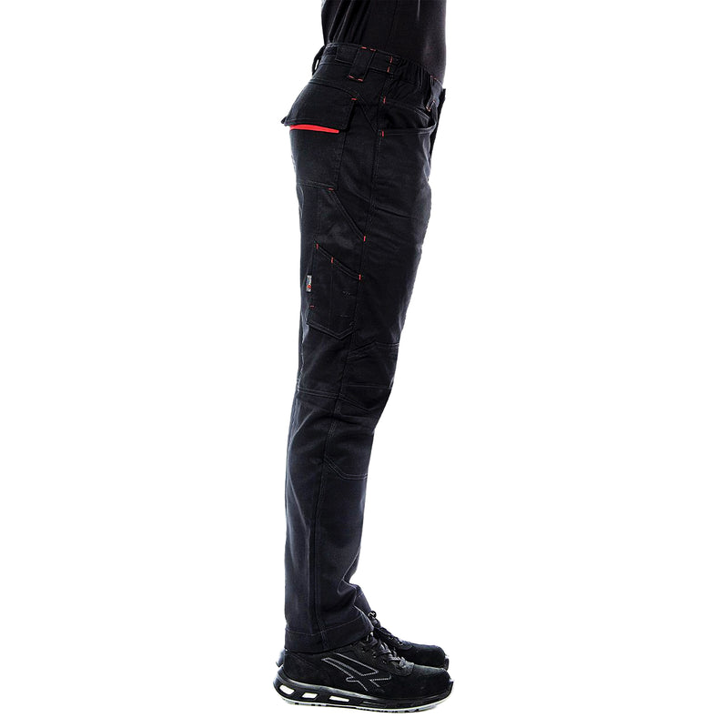 Arbeitshose | Baumwolle/Polyester | Twill-Polycotton | Knieverstärkung | 245 g/m² | EN ISO 13688 | U-Power Smile