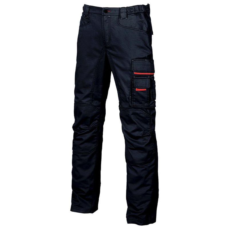 Arbeitshose | Baumwolle/Polyester | Twill-Polycotton | Knieverstärkung | 245 g/m² | EN ISO 13688 | U-Power Smile