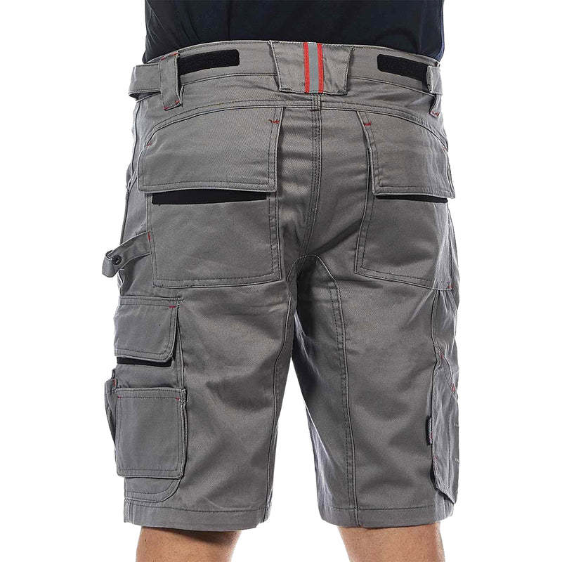 Arbeitsshorts | Baumwolle/Polyester | Twill-Gewebe | strapazierfähig & komfortabel | mit Werkzeugtaschen | U-Power Party