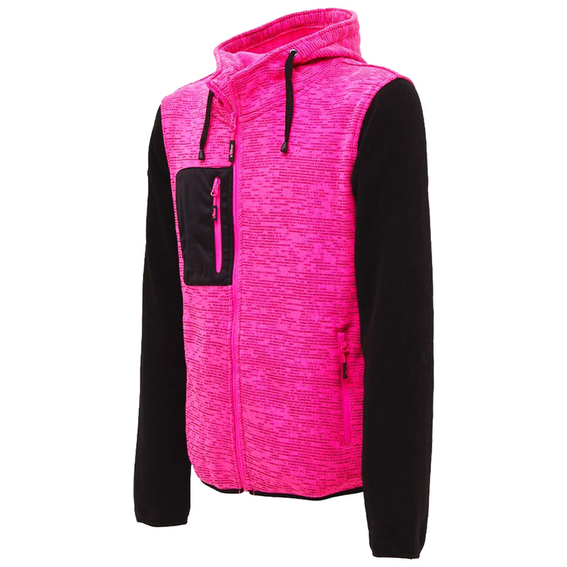 Damen Fleecejacke | Polyester | wärmende Fleece-Innenseite | 310 g/m² | mit Kapuze | EN ISO 13688 | U-Power Rainbow Lady