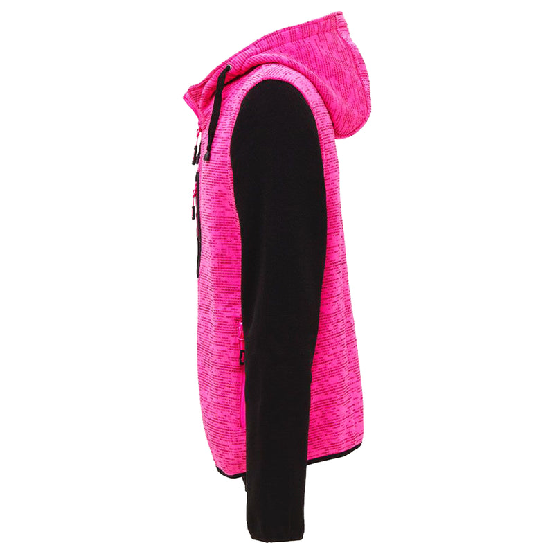 Damen Fleecejacke | Polyester | wärmende Fleece-Innenseite | 310 g/m² | mit Kapuze | EN ISO 13688 | U-Power Rainbow Lady
