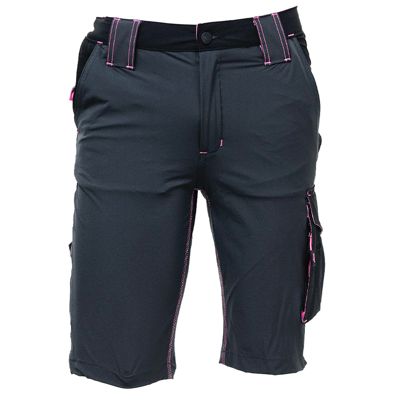 Damen-Arbeitsshorts | U-4 Stretch-Gewebe | wasserabweisend, atmungsaktiv & schnelltrocknend | Slim Fit | U-Power Mercury Lady