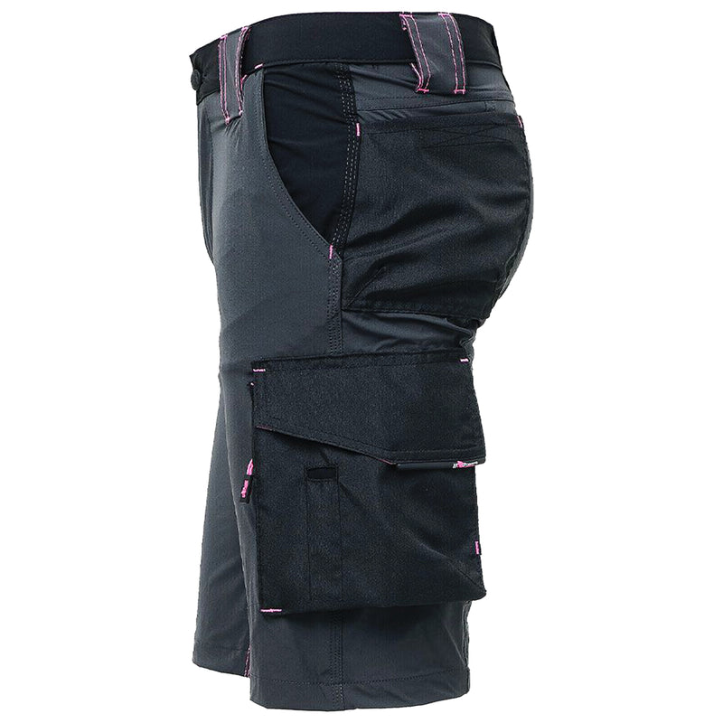 Damen-Arbeitsshorts | U-4 Stretch-Gewebe | wasserabweisend, atmungsaktiv & schnelltrocknend | Slim Fit | U-Power Mercury Lady