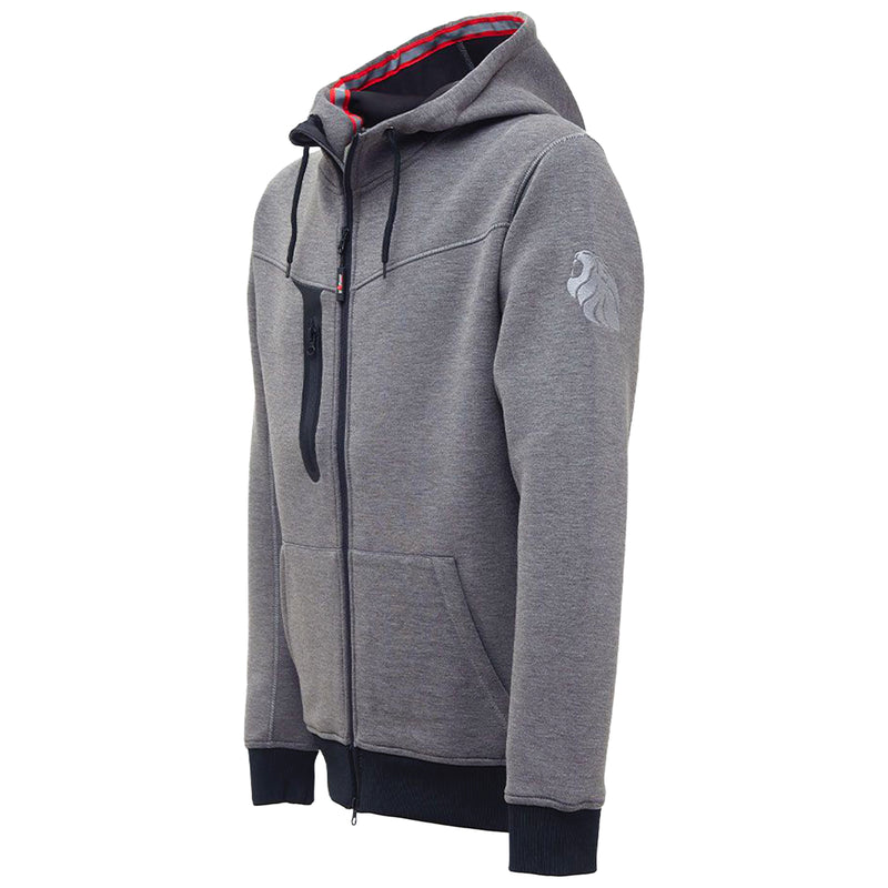 Sweatjacke | Jersey Scuba Stretch | atmungsaktiv & wasserabweisend | 330 g/m² | mit Kapuze & Lüftungsöffnungen | EN ISO 13688 | U-Power Tasty