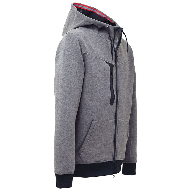 Sweatjacke | Jersey Scuba Stretch | atmungsaktiv & wasserabweisend | 330 g/m² | mit Kapuze & Lüftungsöffnungen | EN ISO 13688 | U-Power Tasty