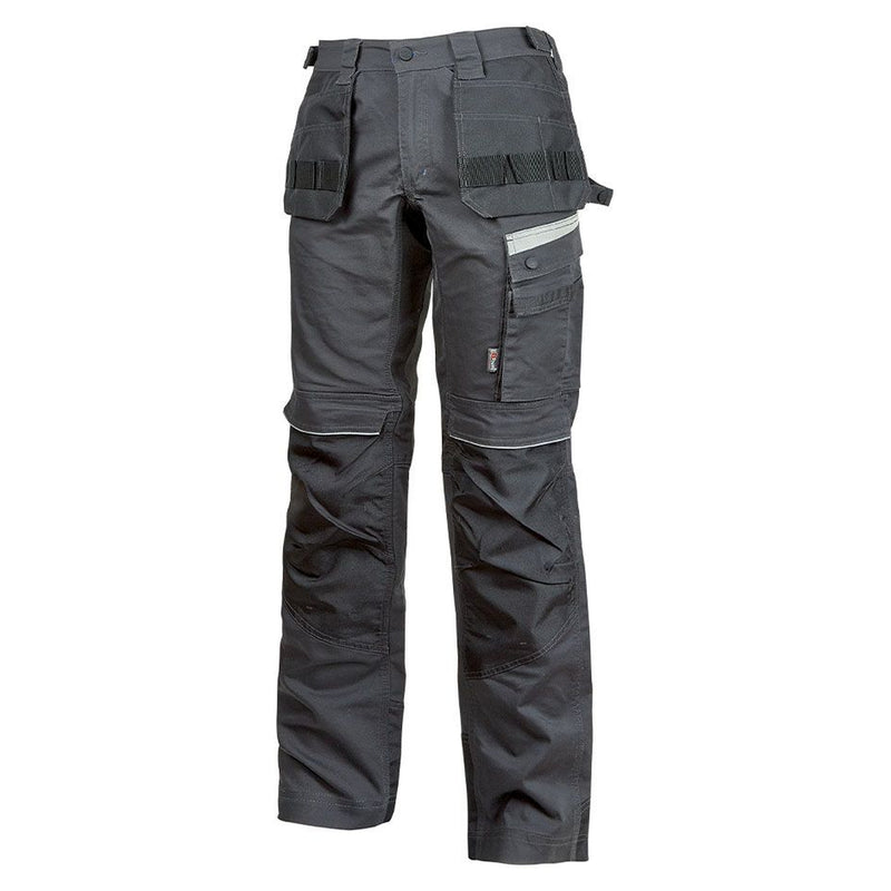 U-Power Gordon Arbeitshose, Asphalt Grey, Vorderansicht