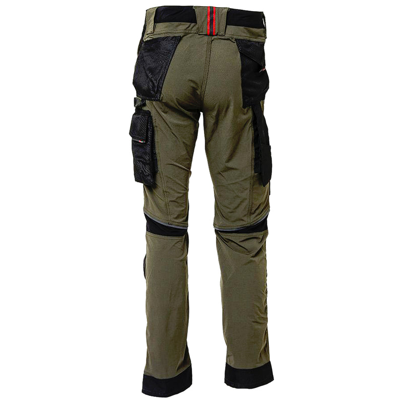 Arbeitshose | Nylon/Spandex | 4-Wege-Stretch | Kniepolstertaschen | wasserabweisend | 260 g/m² | EN ISO 13688 | U-Power Atom